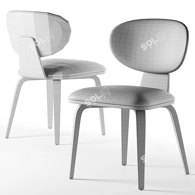 Modern OLOS Chair Render Model 3D model image 3