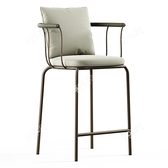 Seamless Textured 3D Furniture Model 3D model image 1