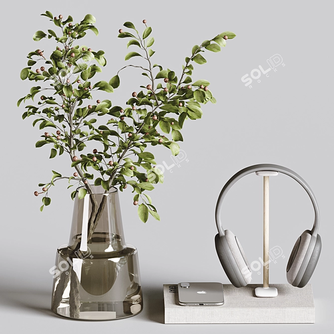 Luxury Elegant Decor Set H84 3D model image 3