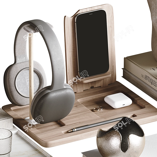 Luxury Elegant Decor Set H84 3D model image 4