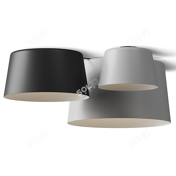 Vibia Tube 6115 Ceiling Light 3D model image 1