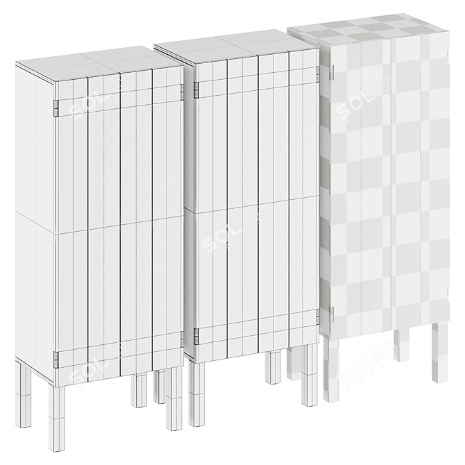 Nikari ARKITECTURE Servant Rack 3D model image 2