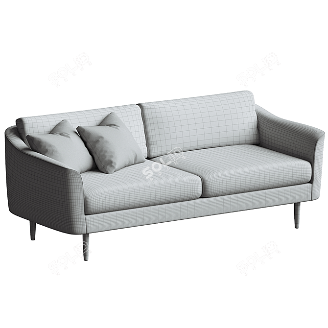 Modern Sloane Sofa by West Elm 3D model image 3