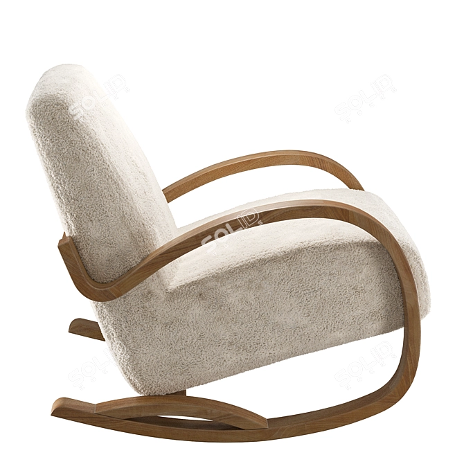 Herbin Rocking Chair AnthroBeauty 3D model image 3