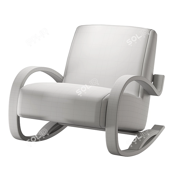 Herbin Rocking Chair AnthroBeauty 3D model image 6