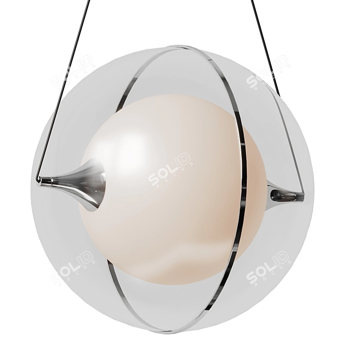 Celestial Sphere Light Fixture 3D model image 2