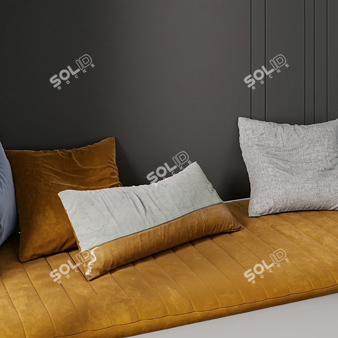 Custom Teen Bedroom Set 3D model image 4