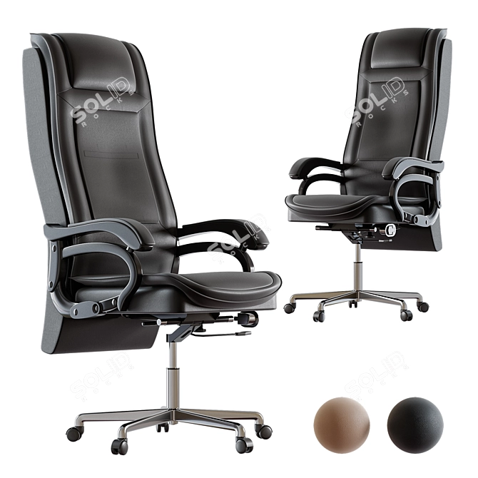 Translated description: Office chair made in China.

Chinese Office Chair 01 3D model image 1