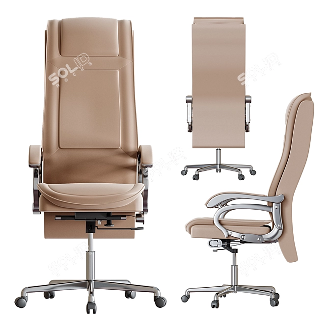 Translated description: Office chair made in China.

Chinese Office Chair 01 3D model image 3