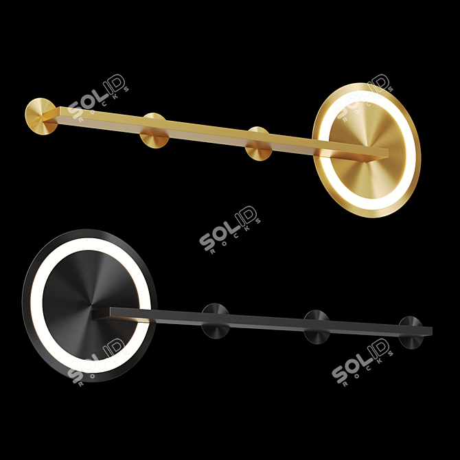 Disk Wall Light Lampatron URS 3D model image 2