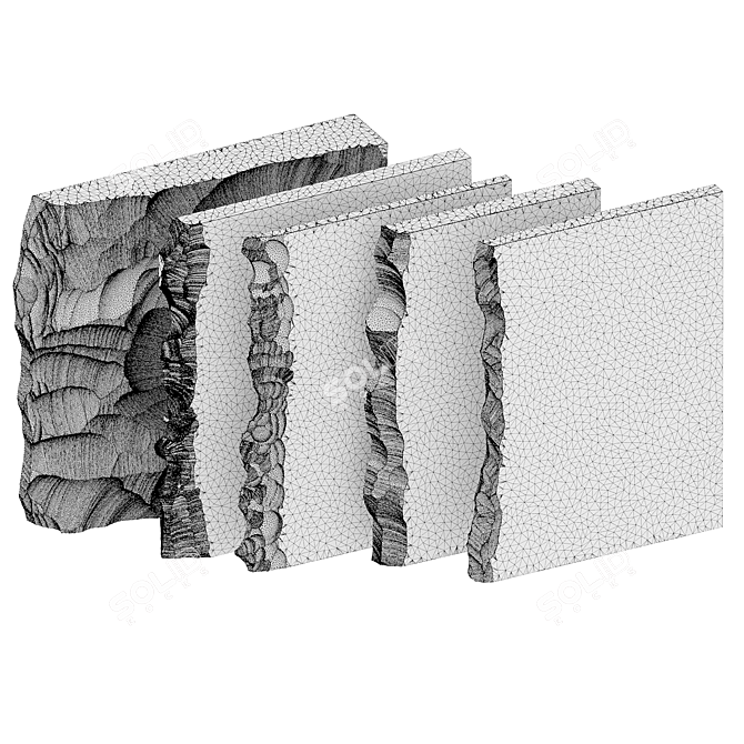 Corona Version Unique Gypsum Figures 3D model image 3