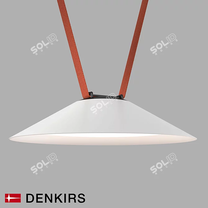 Belty Flow LED Track Light 3D model image 2