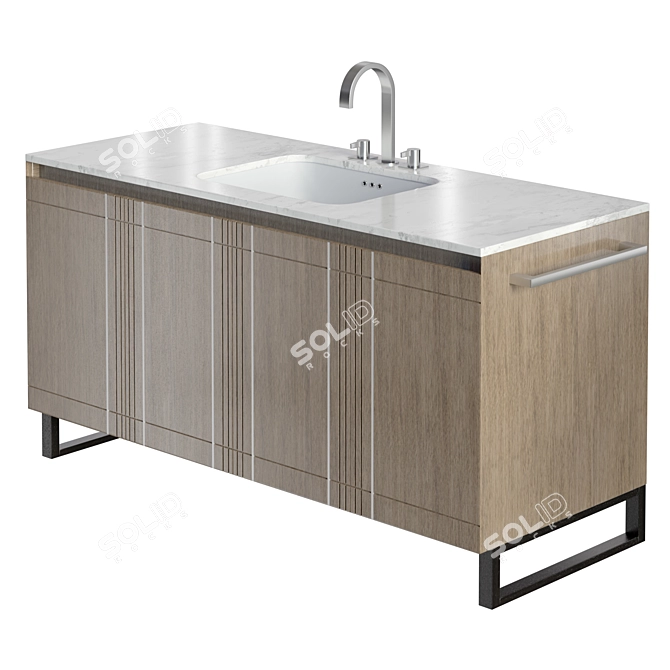 Modern Storage Vanity Coventry Unit 3D model image 1