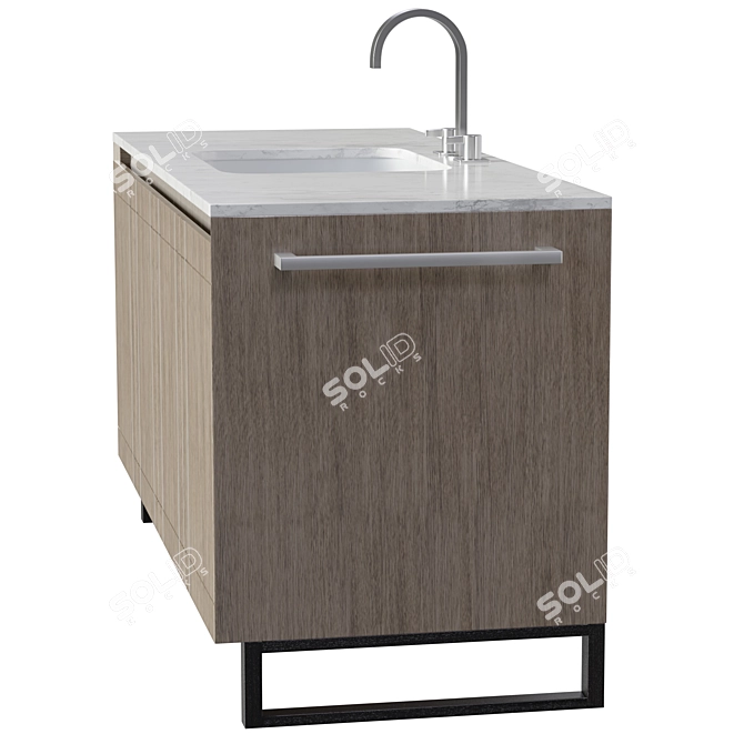 Modern Storage Vanity Coventry Unit 3D model image 2