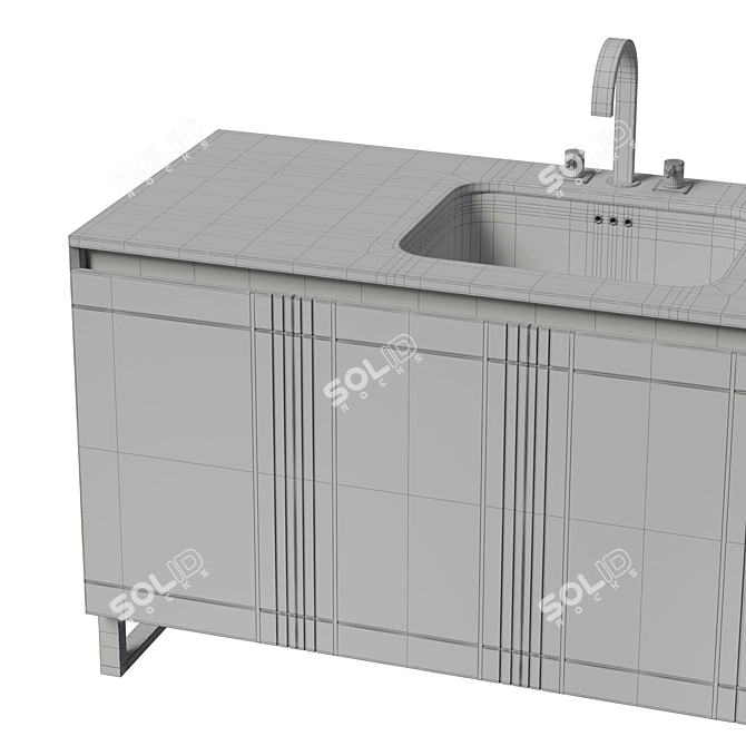 Modern Storage Vanity Coventry Unit 3D model image 6