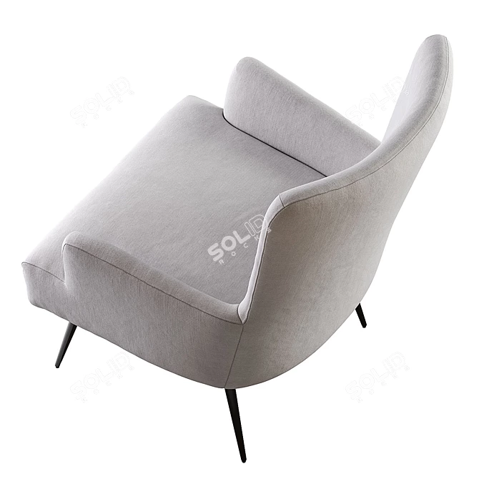 Modern Melbourne Armchair Set 2016 3D model image 5