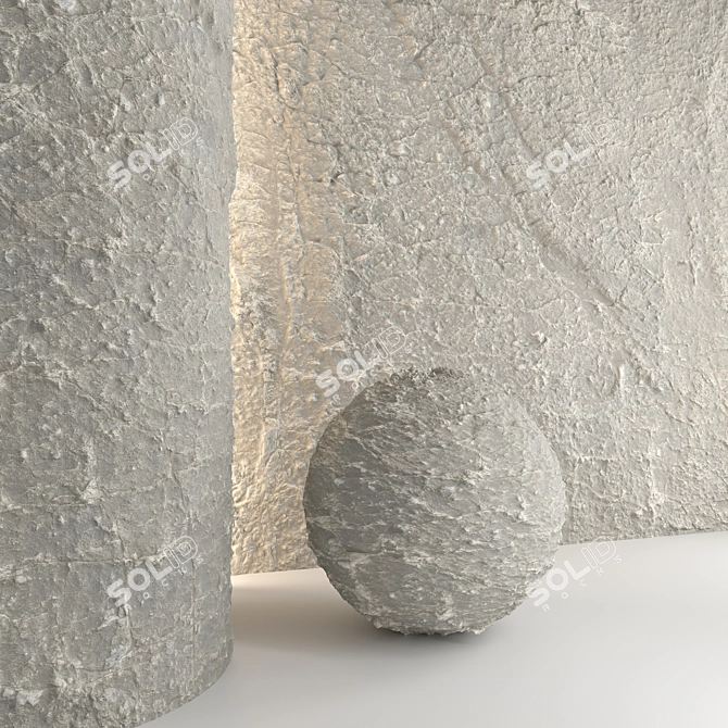 Stone Wall Collection with Textures 3D model image 2