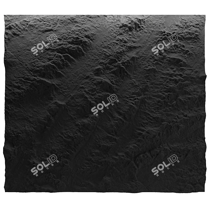 3D Stone Wall Material Model 3D model image 5