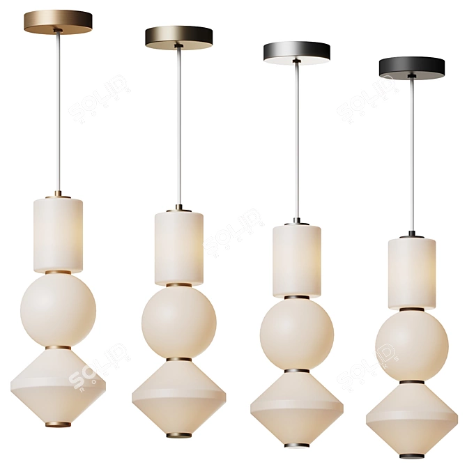 Bijou Collection: Modern Geometric Elegance 3D model image 2