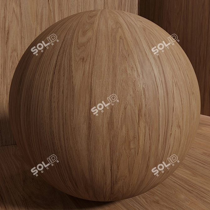 Walnut Seamless Wood Material Set 3D model image 3