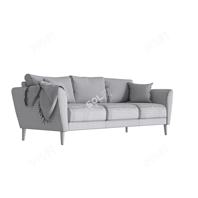Finnish Brand HAUSKA ARIA Sofa 3D model image 6