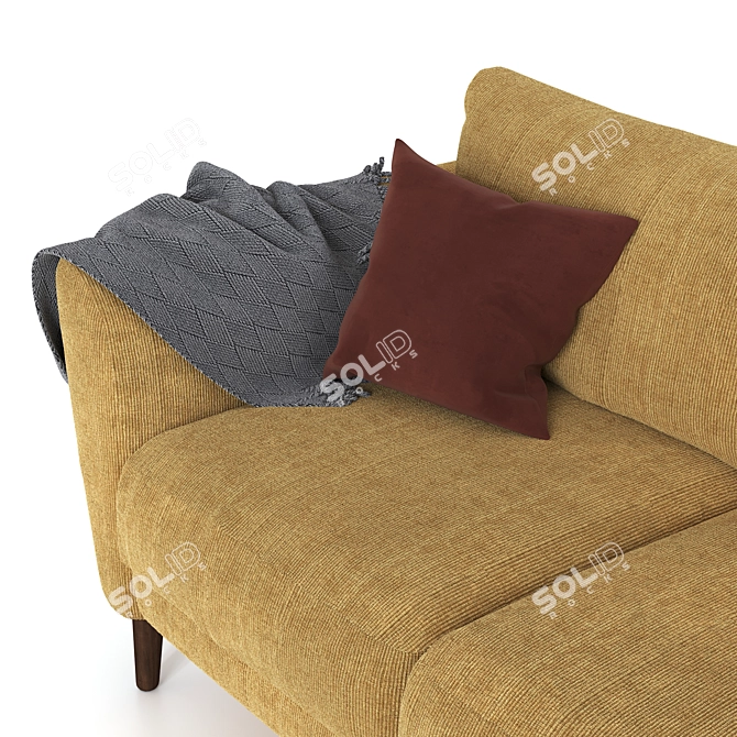 Finnish Brand HAUSKA ARIA Sofa 3D model image 13