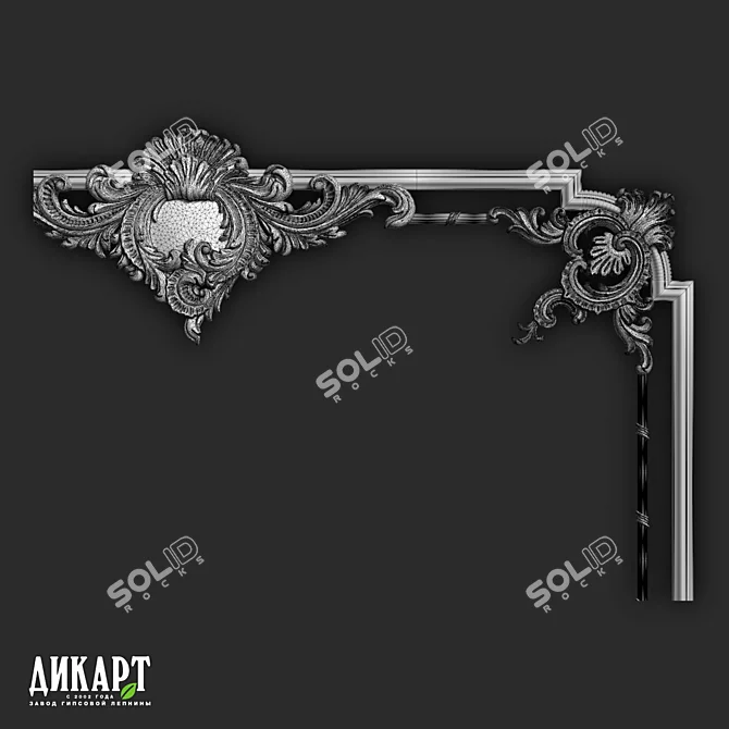 DIKART Custom Gypsum Decorations 3D model image 2