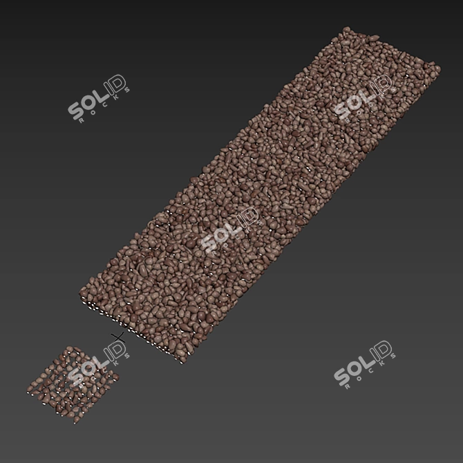 Sleek Polygonal 3D Model Texture 3D model image 5