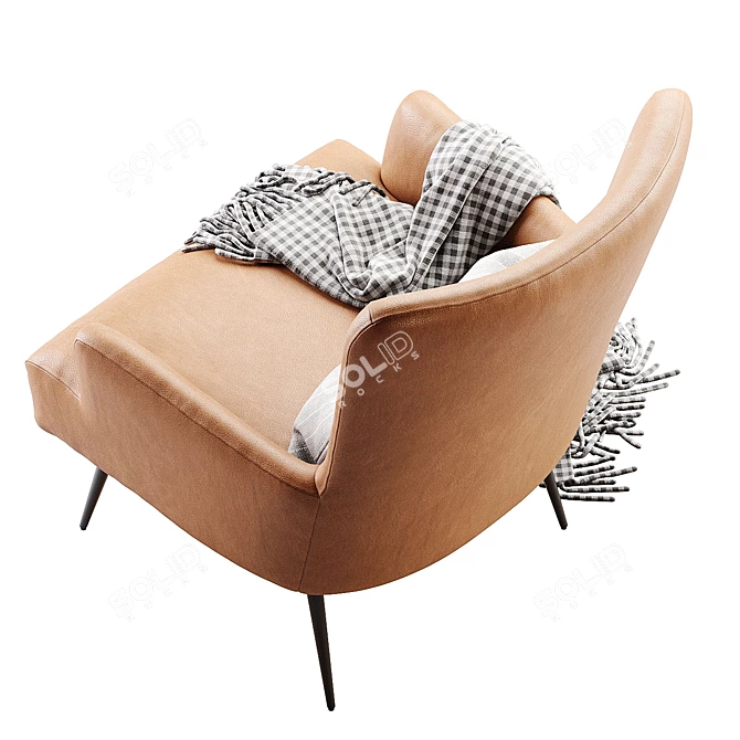 Modern Melbourne Armchair Design 3D model image 3