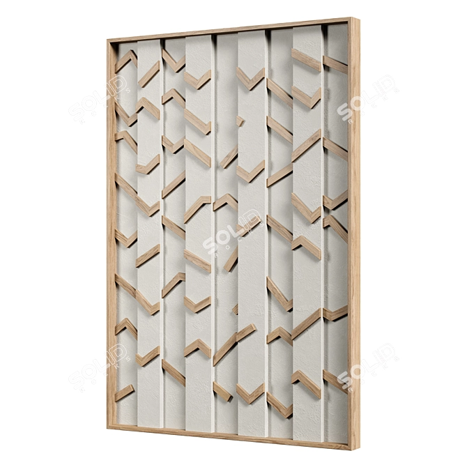 Modern 3D Wall Decor 73 3D model image 3