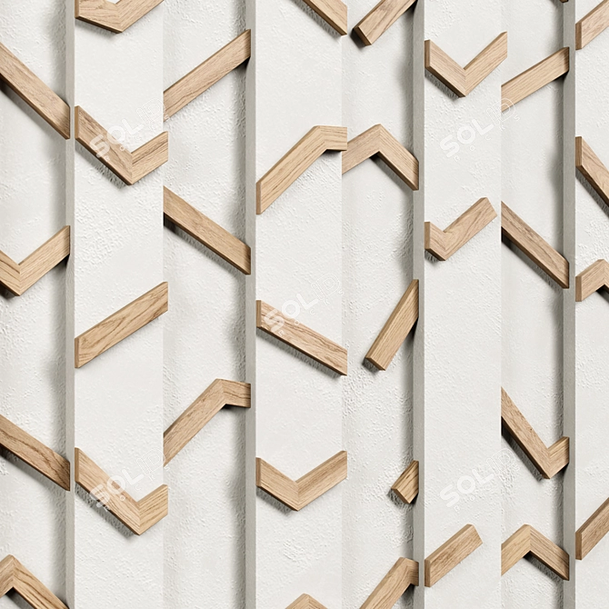 Modern 3D Wall Decor 73 3D model image 4