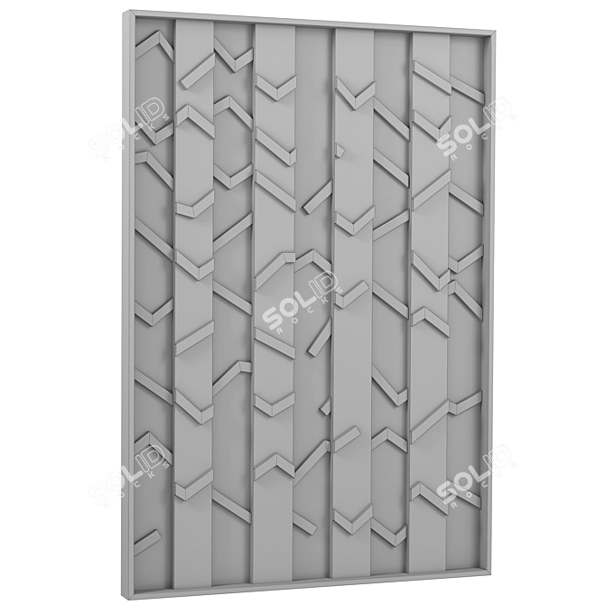 Modern 3D Wall Decor 73 3D model image 7