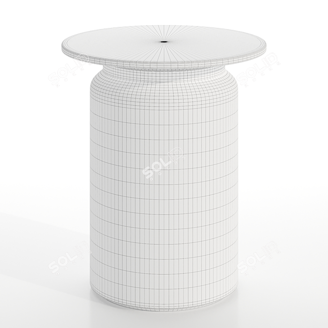 Stylish Panarea Ceramic Coffee Table 3D model image 7