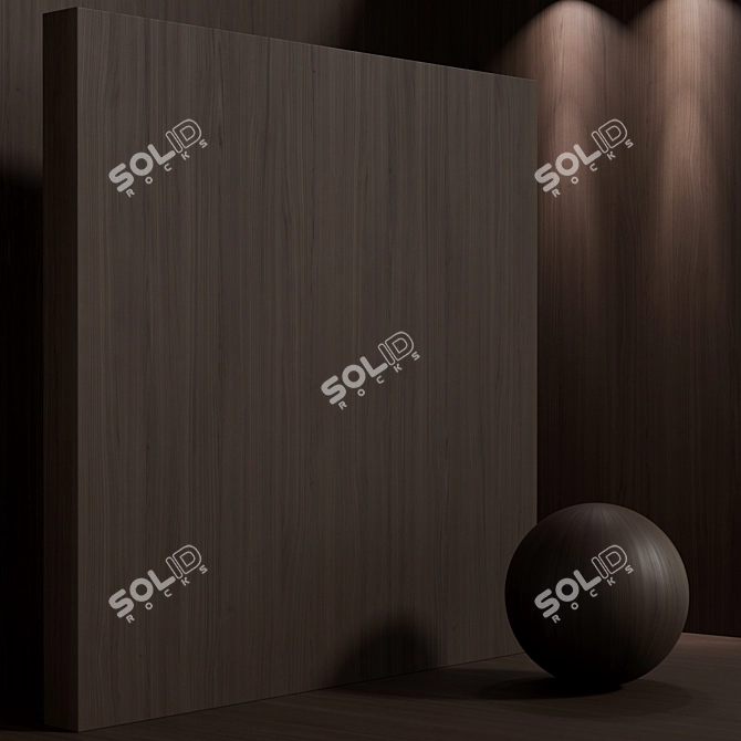 Seamless Cherry Wood Texture Set 3D model image 5