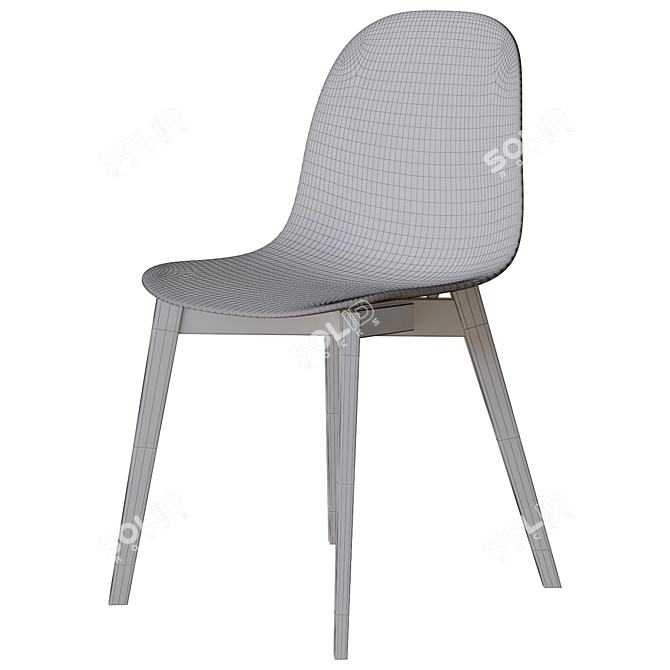 Translucent Academia Chair 3D Model 3D model image 4