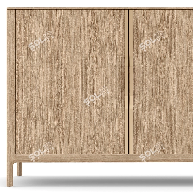 Modern Padua Sideboard Cabinet 3D model image 3