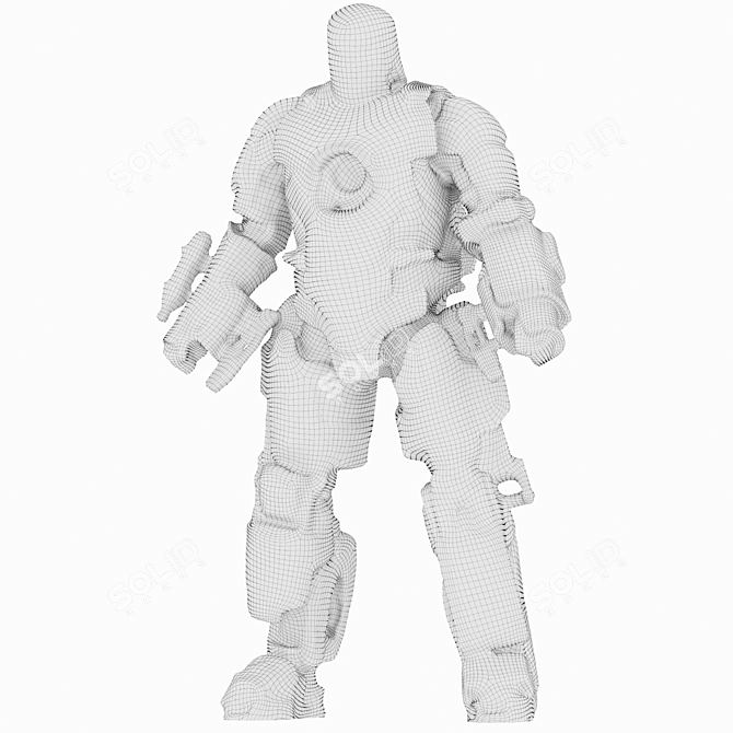 Iron Man Mark 1 Figure 3D model image 2