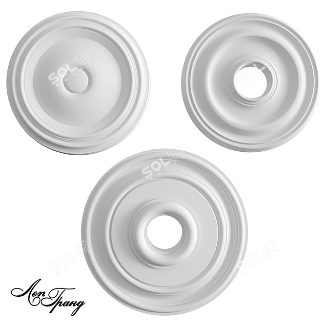 Smooth Rosettes by ЛепГранд 3D model image 1