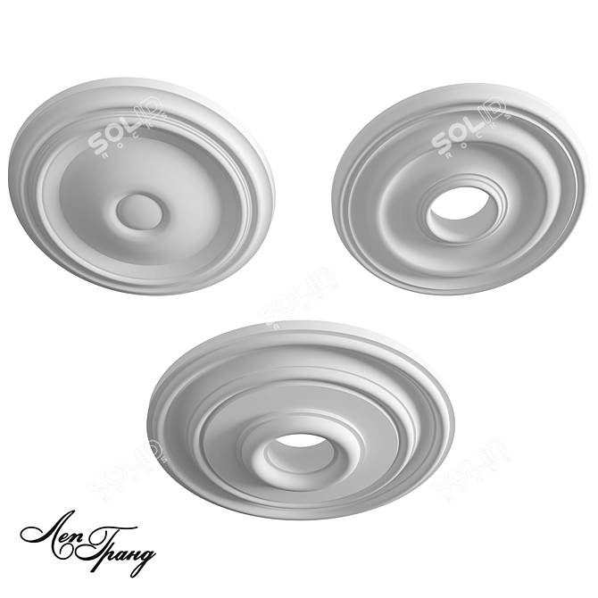 Smooth Rosettes by ЛепГранд 3D model image 2