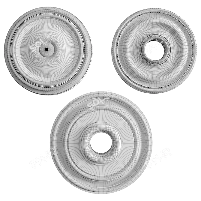 Smooth Rosettes by ЛепГранд 3D model image 4