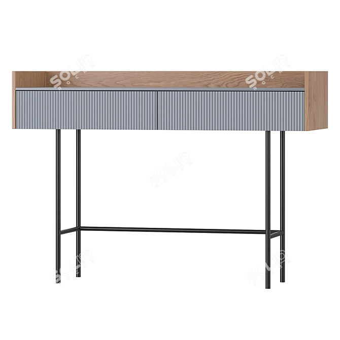 Elegant Console in Versatile Dimensions 3D model image 2