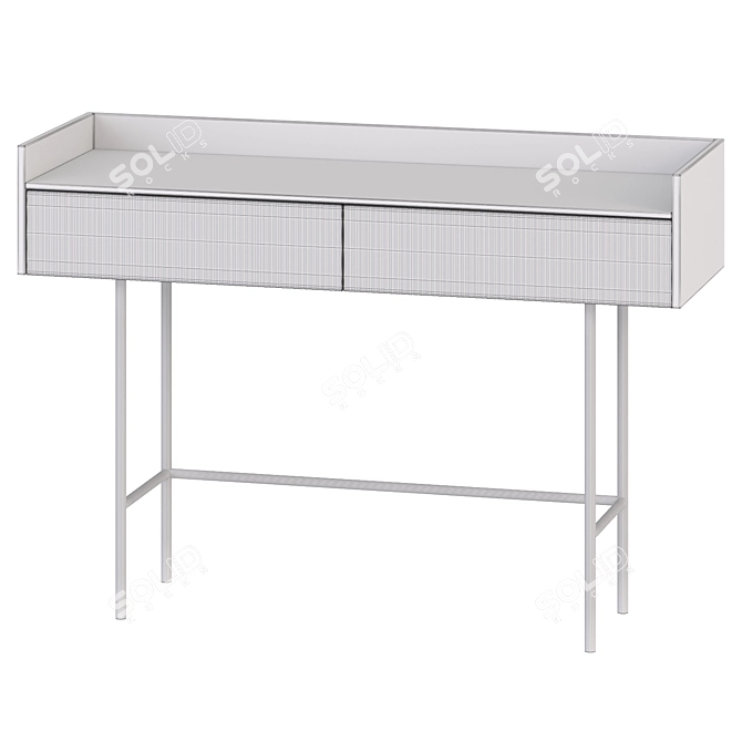 Elegant Console in Versatile Dimensions 3D model image 3