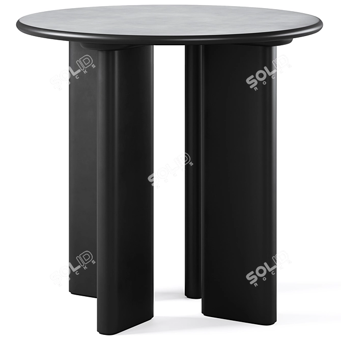 Sleek Blos Dining Table, Cosmo 3D model image 1