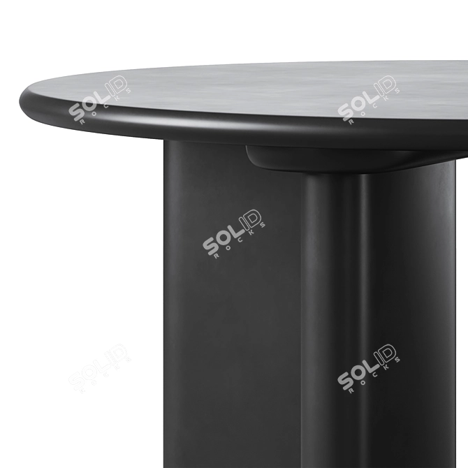 Sleek Blos Dining Table, Cosmo 3D model image 3