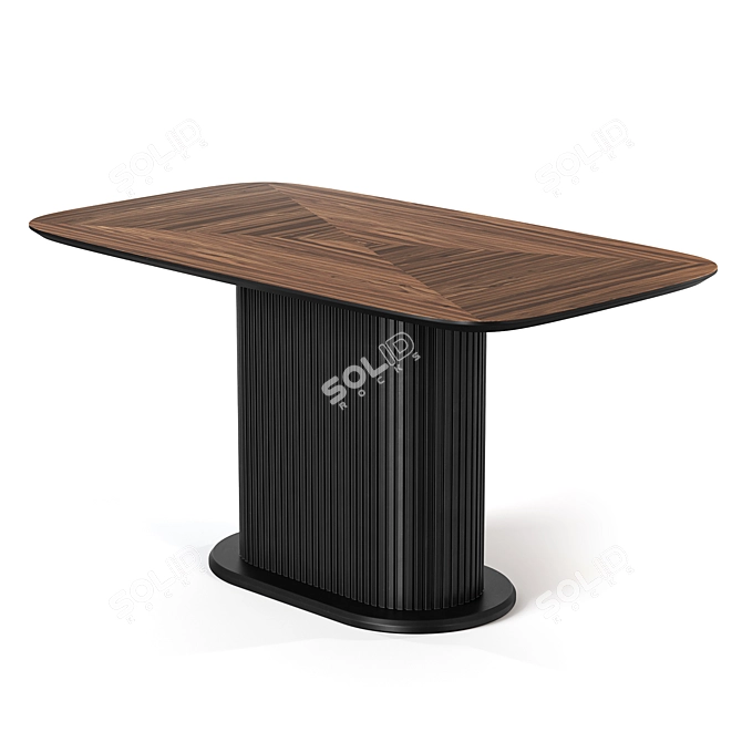 Grace Dining Table Set 3D model image 1