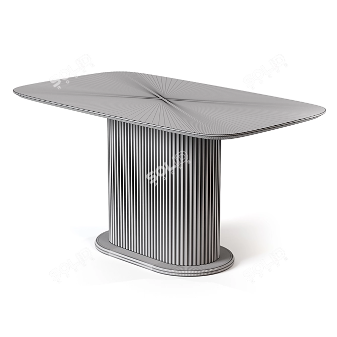 Grace Dining Table Set 3D model image 3