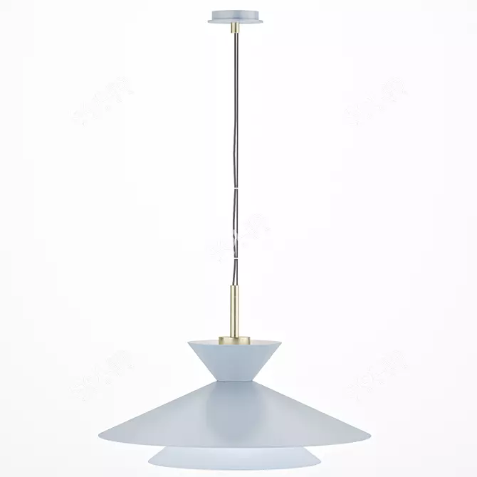 Modern Pendant Light 3D Model 3D model image 2