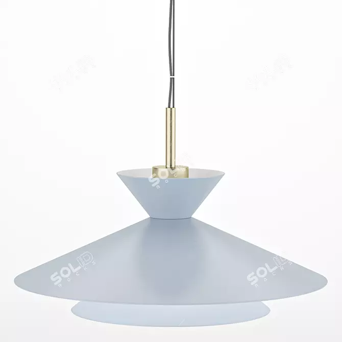 Modern Pendant Light 3D Model 3D model image 3