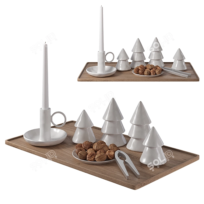 Holiday Decor Set 3D model image 1