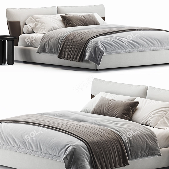 Modern Blend Bed 2013 Model 3D model image 2